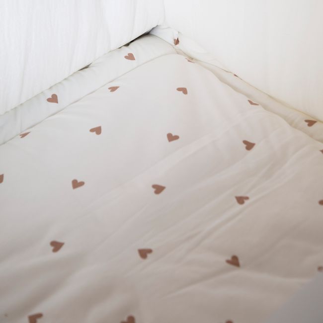 Salteluta de joaca Childhome 75x95 cm Jerse/Muselina, Inimioare ERFCH-CCPMJOH