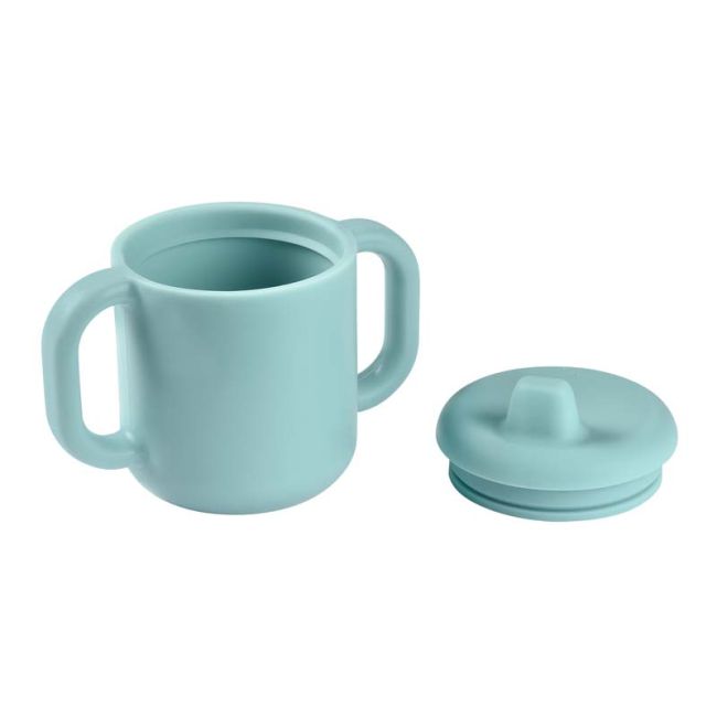 Set de masa silicon cu cana Beaba Blue ERFB913526