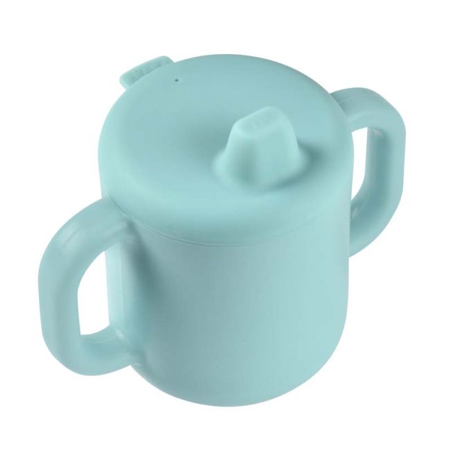 Set de masa silicon cu cana Beaba Blue ERFB913526