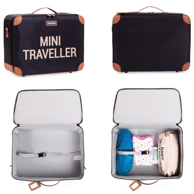 Valiza pentru copii Childhome Mini Traveller Negru ERFCH-CWSCKBLGO
