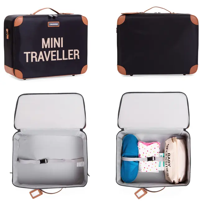 Valiza pentru copii Childhome Mini Traveller Negru ERFCH-CWSCKBLGO
