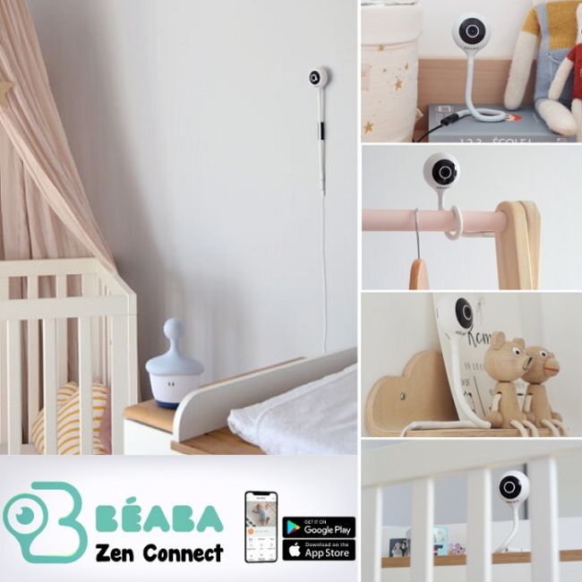 Video Monitor Digital + Wi-Fi Beaba ZEN Connect White ERFB930295