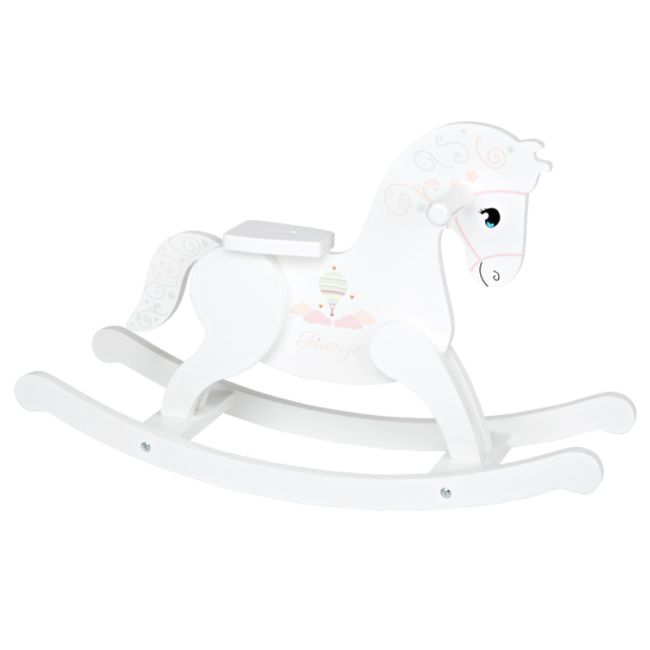 Balansoar calut din lemn pentru papusi Arias Firenze, 14.50x48x30 cm ERFA21549