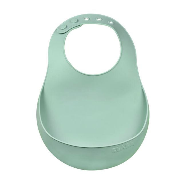 Baveta silicon Beaba Sage Green ERFB913541