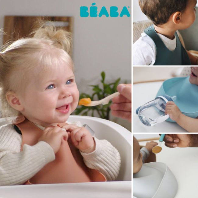 Baveta silicon Beaba Terracotta ERFB913559
