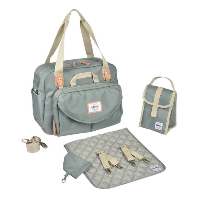 Geanta de infasat Beaba Geneva II Sage Green ERFB940271