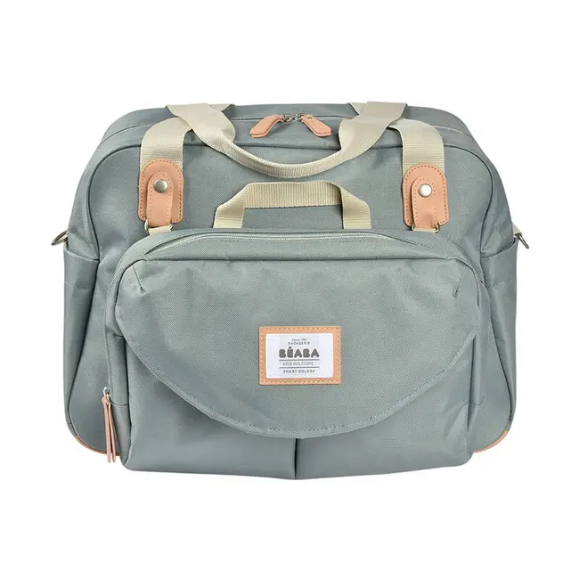 Geanta de infasat Beaba Geneva II Sage Green ERFB940271