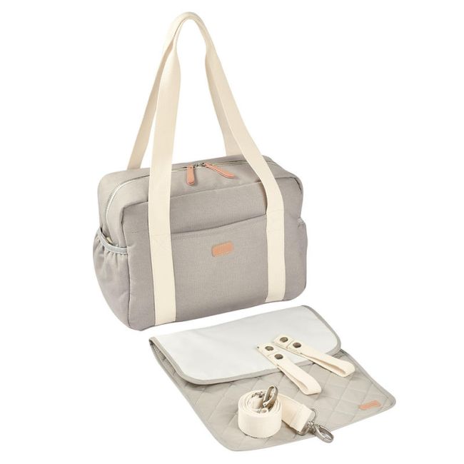 Geanta de infasat Beaba Paris Pearl Grey ERFB940295
