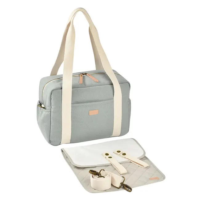 Geanta de infasat Beaba Paris Sage Green ERFB940296