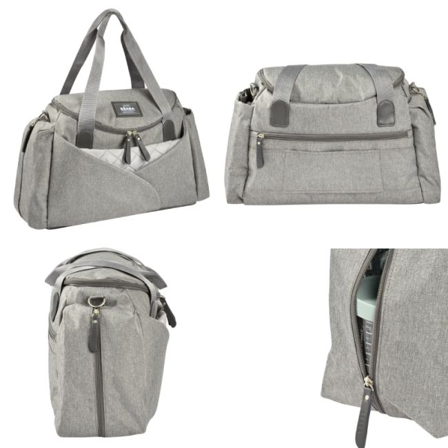 Geanta de infasat Beaba Sydney II Heather Grey ERFB940274