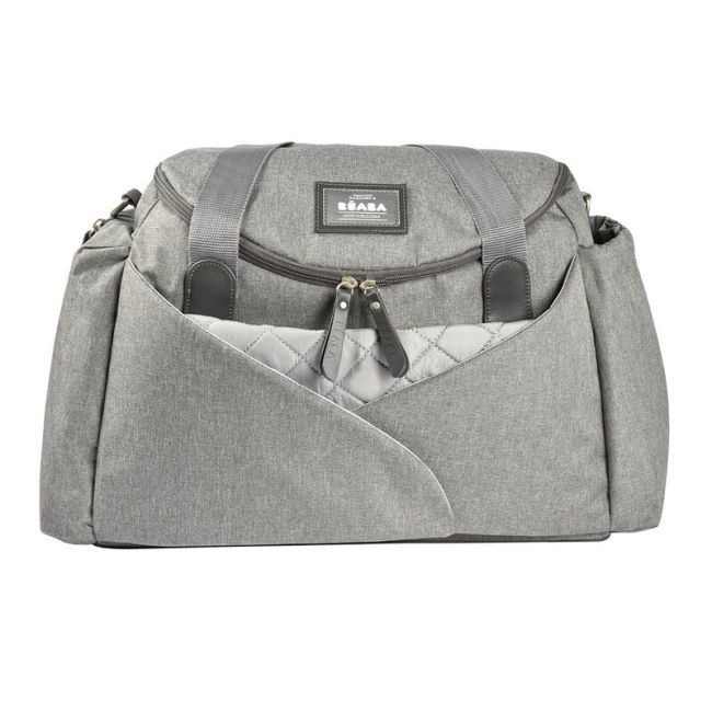 Geanta de infasat Beaba Sydney II Heather Grey ERFB940274