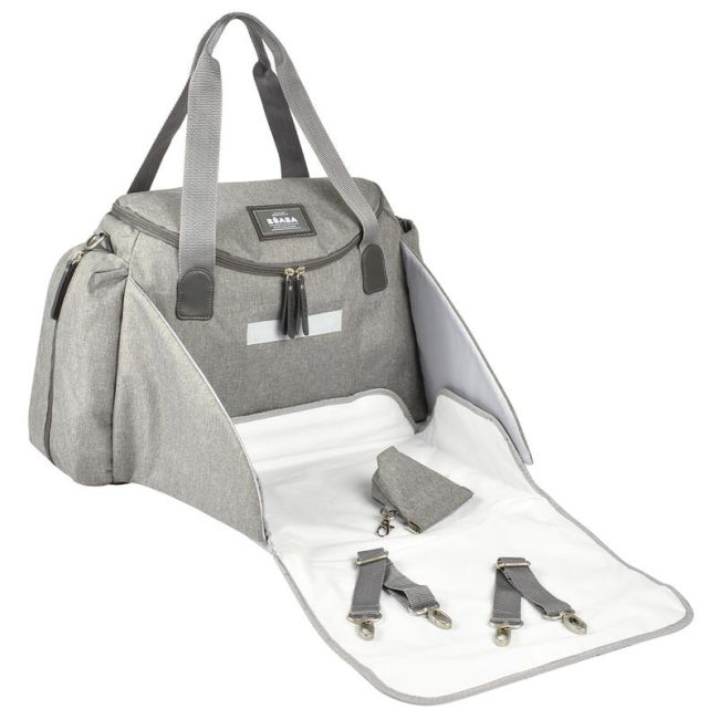 Geanta de infasat Beaba Sydney II Heather Grey ERFB940274