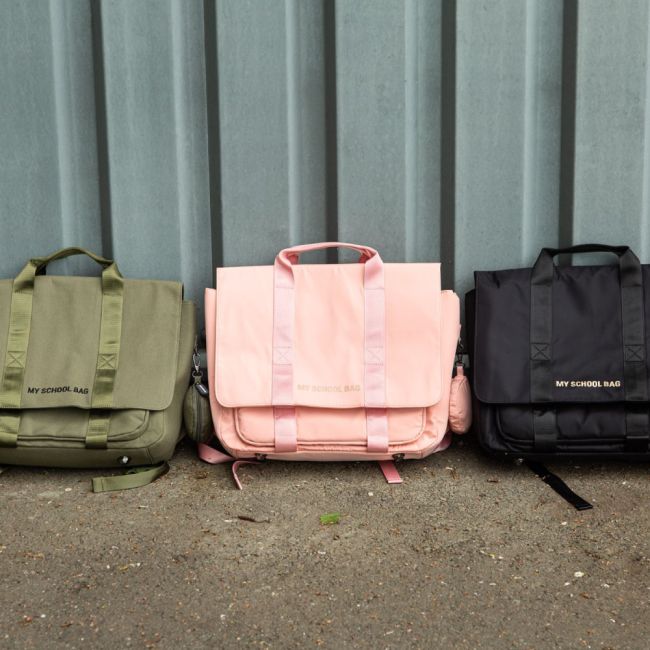 Ghiozdan Childhome My School Bag Negru ERFCH-CWSBBL