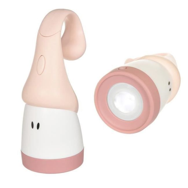 Lampa portabila 2 in 1 Beaba Pixie Torch Pink ERFB930299