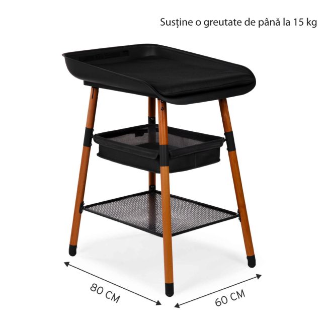 Masuta de infasat Childhome Evolux Nuc/Negru ERFCH-CHTEVONBL