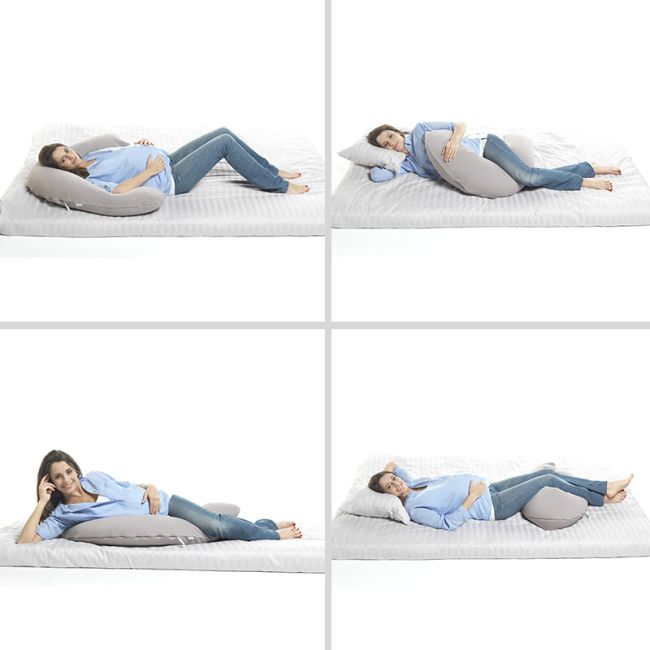 Perna gravida Beaba Big Flopsy 170 cm Fleur de Coton Linen ERFB0508171