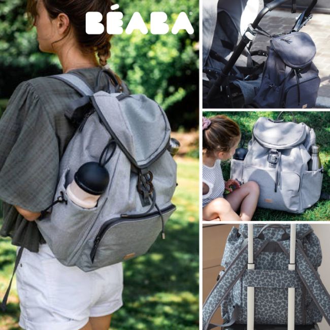 Rucsac de infasat Beaba Vancouver Dark Grey ERFB940267