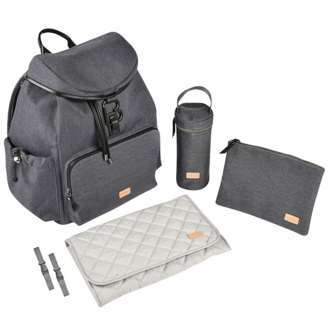 Rucsac de infasat Beaba Vancouver Dark Grey ERFB940267