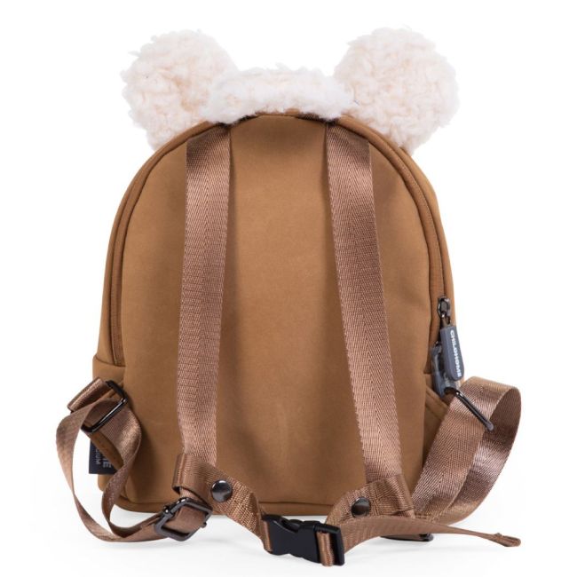 Rucsac pentru copii Childhome My First Bag, aspect piele intoarsa Bej ERFCH-CWKIDBMR