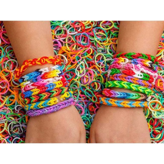 Set creativ elastice loom colorate cu accesorii, 625 piese Toi-Toys TT55110A BBJTT55110A_Initiala