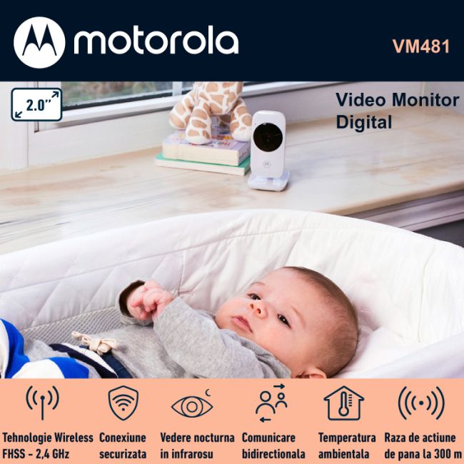 Video Monitor Digital Motorola VM481 ERFVM481
