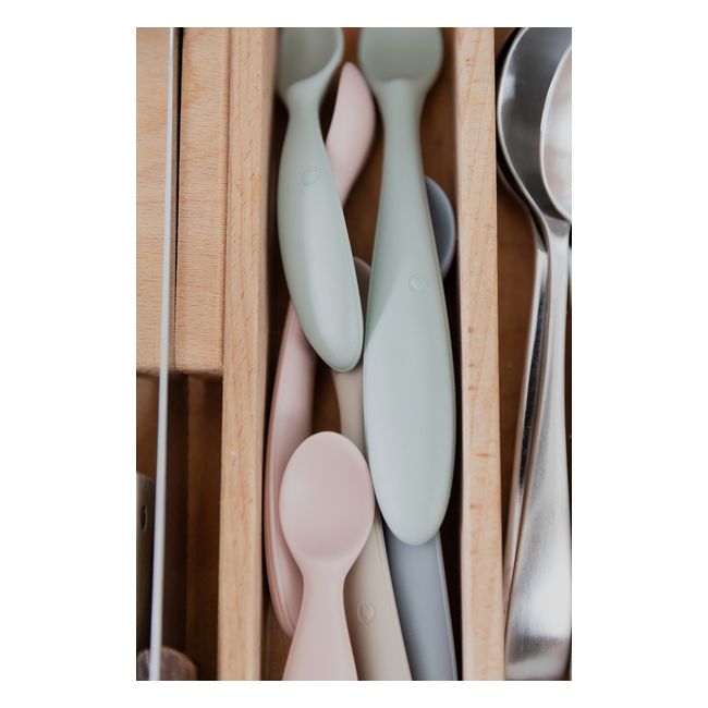 Bibs - set 2 lingurite, sage bbb4330250