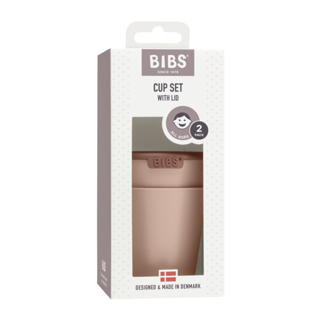 Bibs - set 2 pahare pentru bebe, blush bbb4310244
