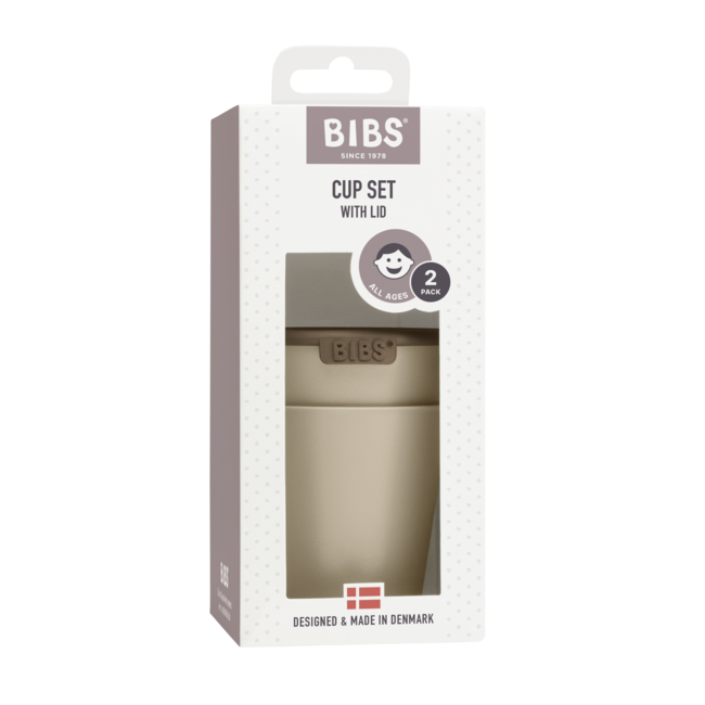 Bibs - set 2 pahare pentru bebe, vanilla bbb4310245