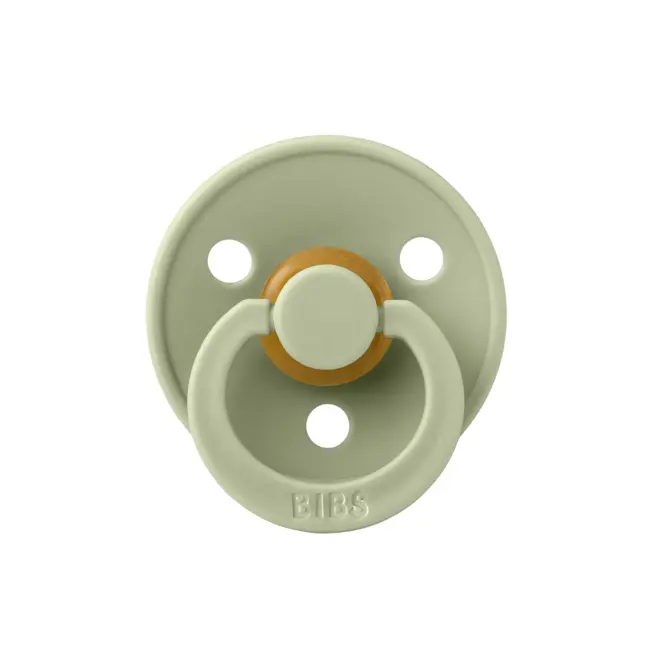 Bibs - suzeta colour latex, tetina simetrica, 0 luni +-sage bbb121250c