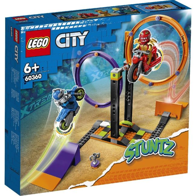 LEGO CITY PROVOCAREA DE CASCADORII CU ROTIRI 60360 VIVLEGO60360