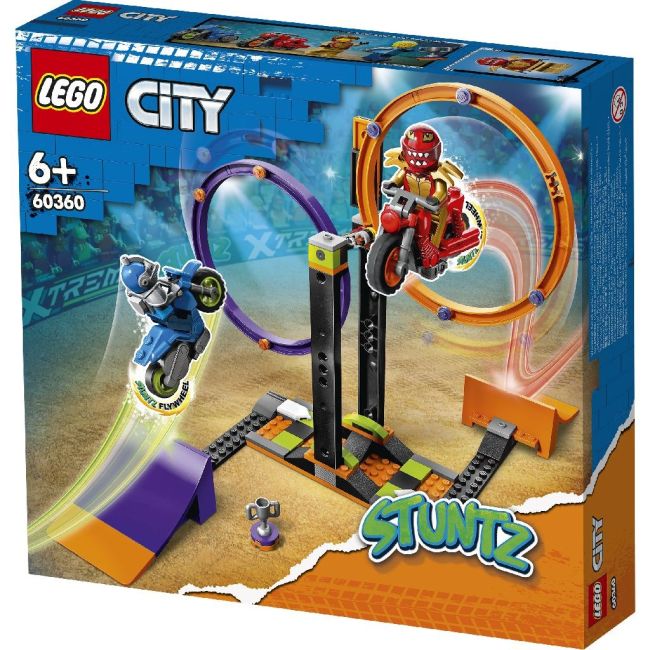 LEGO CITY PROVOCAREA DE CASCADORII CU ROTIRI 60360 VIVLEGO60360
