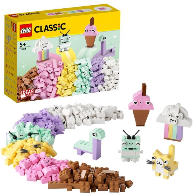 LEGO CLASSIC DISTRACTIE CREATIVA IN CULORI PASTELATE 11028 VIVLEGO11028