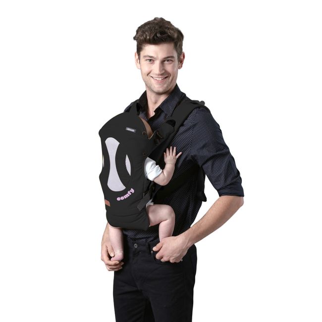 Marsupiu chipolino comfy black pink hubkencm0223bp