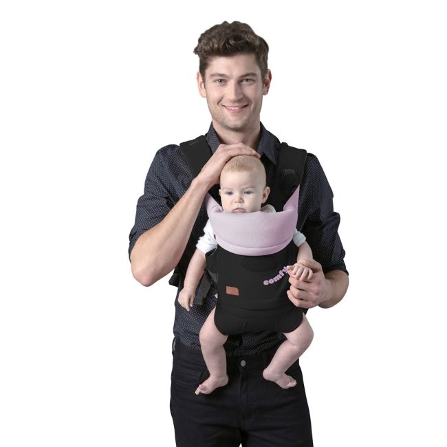 Marsupiu chipolino comfy black pink hubkencm0223bp