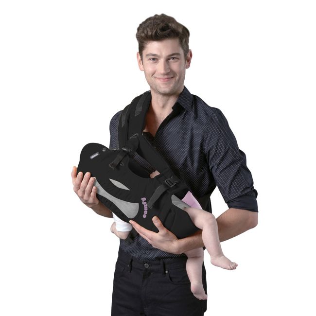 Marsupiu chipolino comfy black pink hubkencm0223bp