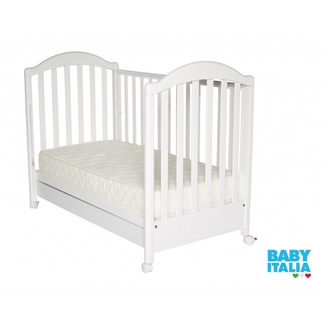 Patut Bebe Balansoar Din Lemn Masiv, Cu Sertar, Roti, Laterale Culisabile Si Inaltime Reglabila A Saltelei, Euro, 127x63 Cm Pjbpat_euro_w