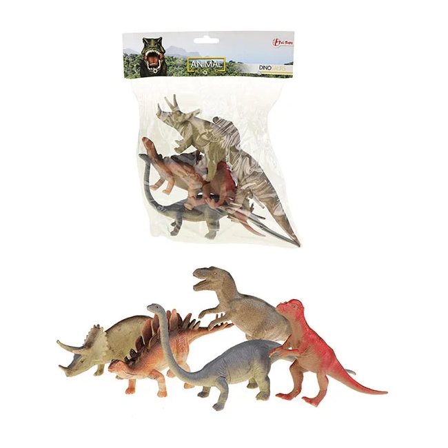 Set 5 figurine Dinozauri Animal World Keycraft TT34923A BBJTT34923A_Initiala
