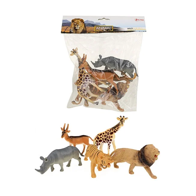 Set 5 figurine animale jungla Animal World Keycraft TT34921Z BBJTT34921Z_Initiala