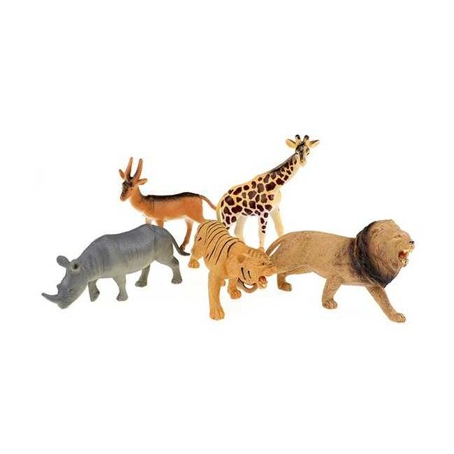 Set 5 figurine animale jungla Animal World Keycraft TT34921Z BBJTT34921Z_Initiala