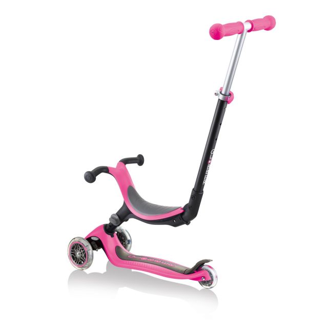 Trotineta globber go-up 4 in 1 pliabila culoare roz funk645-110