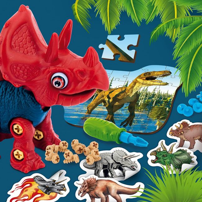 Experimentele micului geniu - set stem triceratops
