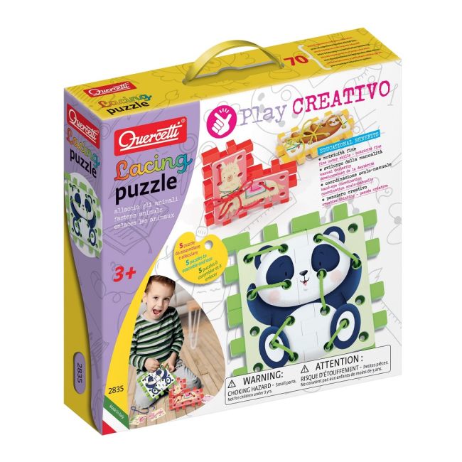 Puzzle cu sireturi Quercetti ERFQ02835