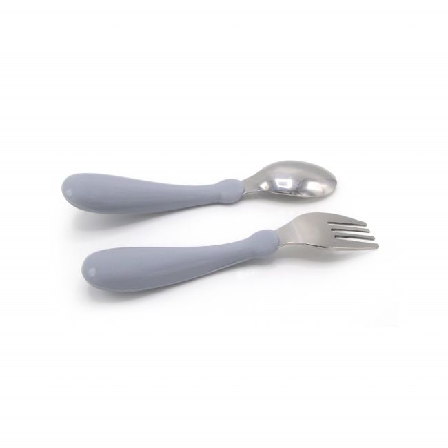 Set tacamuri din inox pentru copii BabyJem (Culoare: Gri) JEMbj_5224