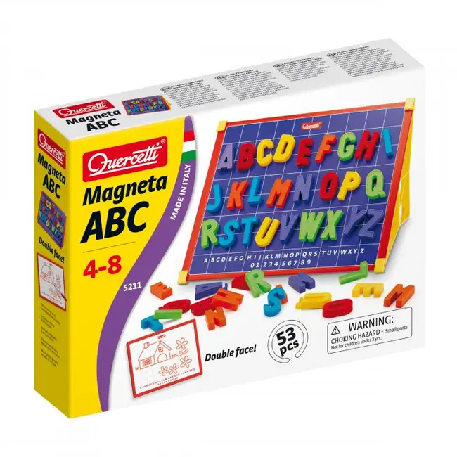 Tableta Magnetica ABC, 53 piese ERFQ05211