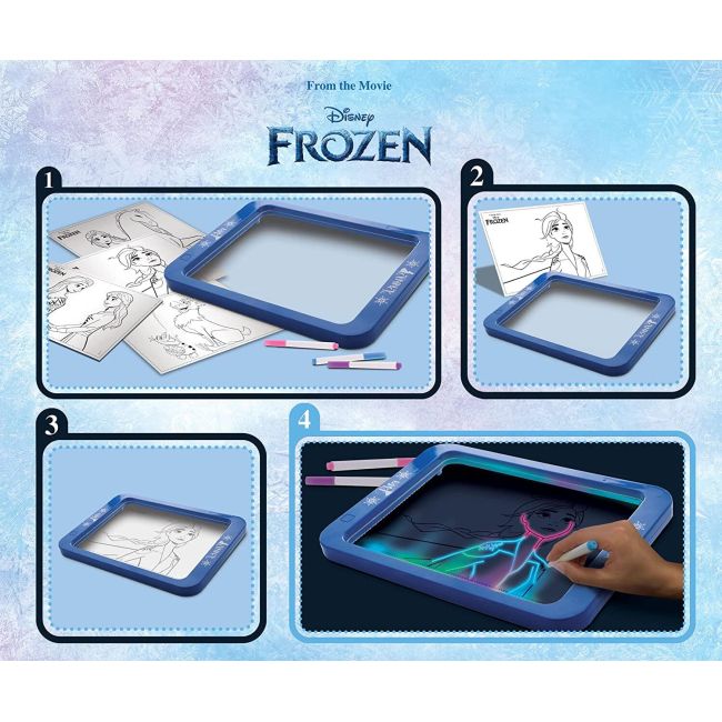 Tablita frozen pentru desen cu led