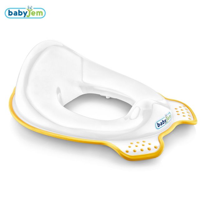 Adaptor colac WC copii BabyJem (Culoare: Roz/Galben) JEMbj_3275