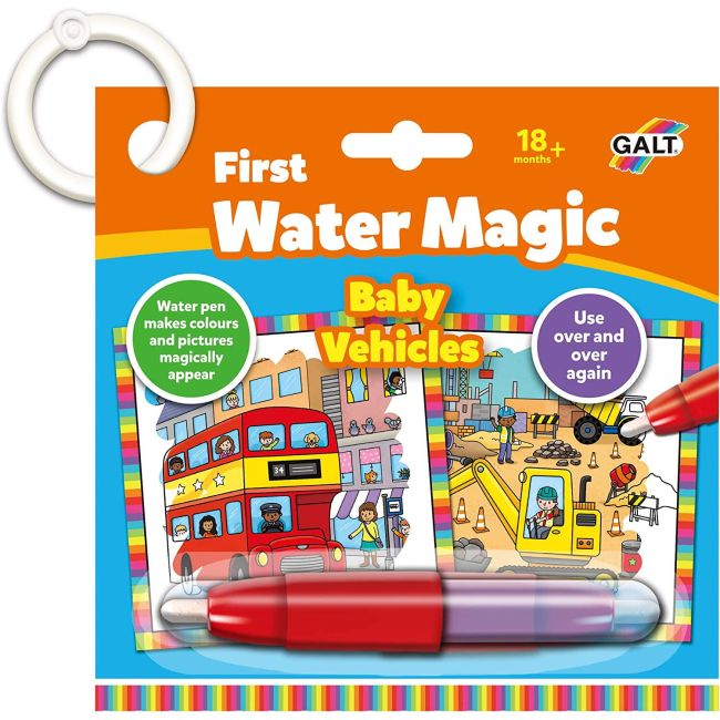 Baby water magic: carte de colorat vehicule