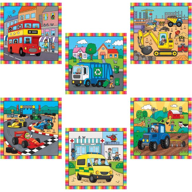 Baby water magic: carte de colorat vehicule