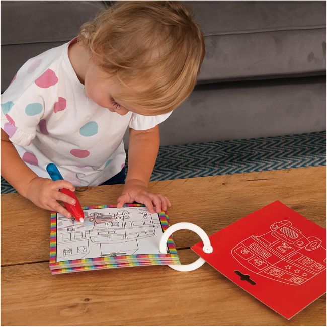 Baby water magic: carte de colorat vehicule