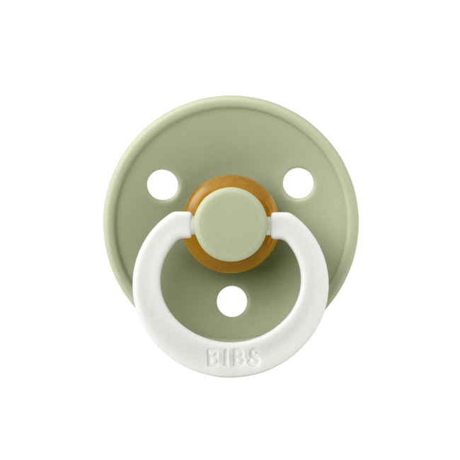 Bibs - suzeta fosforescenta colour glow latex, tetina rotunda, 18 luni +-sage bbb300270c